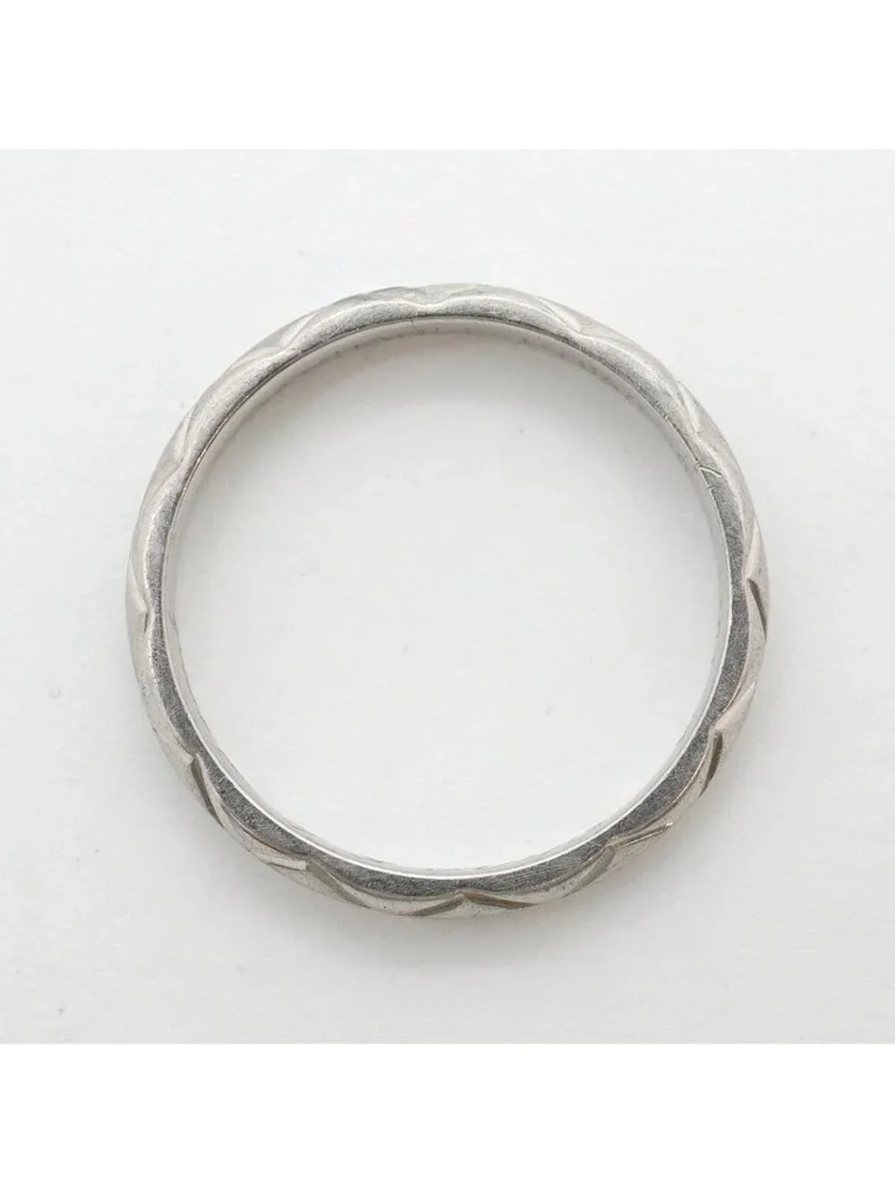 Chanel Ring Quilted Platinum